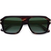Dark Brown Pattern/Green