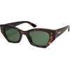 image:imageSOJOS Retro Trendy Polarized Sunglasses For Women Narrow Cat Eye Womens Shades SJ2346TortoiseGreen