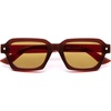 Milky Brown Frame Yellow Lens