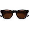 image:imageSOJOS Retro Vintage Polarized Sunglasses Womens Mens 70s 80s Square Panto Style UV400 Shades SJ2662BlackBrown