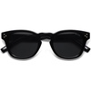 image:imageSOJOS Retro Vintage Polarized Sunglasses Womens Mens 70s 80s Square Panto Style UV400 Shades SJ2662BlackGrey