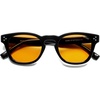 image:imageSOJOS Retro Vintage Polarized Sunglasses Womens Mens 70s 80s Square Panto Style UV400 Shades SJ2662BlackYellow Tint