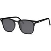 image:imageSOJOS Retro Vintage Square Polarized Sunglasses for Women Men UV Protection Lens TR90 Frame Sunglasses SJ2112BlackGrey