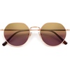 image:imageSOJOS Round Polygon Polarized Sunglasses for Women Men Retro Classic Vintage Panto Octagonal Shades SJ1157Bronze