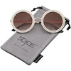 image:imageSOJOS Shining Oversized Round Rhinestone Sunglasses Festival Gem Sunnies SJ1095 with Gold FrameGradient Brown Lens with Crystal Diamonds