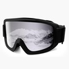 image:imageSOJOS Ski Goggles Men Women Anti Fog OTG Snowboard Glasses UV400 Protection Winter Sports Goggles SJ2690SilverBlack