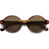 image:imageSOJOS Small Retro Round Polarized Sunglasses for Women Men 80s 90s Vintage Hippie Sunnies SJ2602Brown PatternBrown