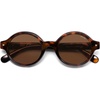 image:imageSOJOS Small Retro Round Polarized Sunglasses for Women Men 80s 90s Vintage Hippie Sunnies SJ2602Brown TortoiseBrown