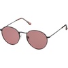 image:imageSOJOS Small Round Polarized Sunglasses for Women Men Classic Vintage Retro Shades UV400 SJ1014Shiny BlackLight Purplered