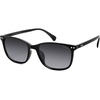 image:imageSOJOS Small Square Polarized Sunglasses for Women Men Classic Vintage Style UV400 Lens SJ2636BlackGradient Grey