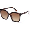 image:imageSOJOS Sunglasses for Women Men Vintage Style Shades SJ2157BrownGradient Brown