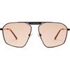 image:imageSOJOS Trendy Aviator Sunglasses Womens Mens Retro Shades Metal Frame Lentes De Sol Para Mujer SJ1212 BlackRed
