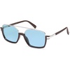 Brown Frame Blue Lens