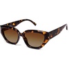 image:imageSOJOS Trendy Cute Cat Eye Polarized Sunglasses for Women Fashion Cateye Womens Sunnies SJ2237Brown Tortoise