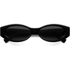 image:imageSOJOS Trendy Oval Polarized Sunglasses Womens Retro Narrow Chic Thin Y2k Sunnies SJ2364BlackGrey