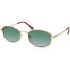 image:imageSOJOS Trendy Oval Polarized Sunglasses for Women Men Retro Fashion Shades UV400 Protection SJ1258Green