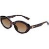 image:imageSOJOS Trendy Oval Polarized Sunglasses for Women Retro Small Cat Eye Sun Glasses 90s Shades SJ2322Demi
