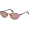 image:imageSOJOS Trendy Oval Polarized Sunglasses for WomenRetro 90s Cat Eye Shades SJ1254Black Frame Red Lens