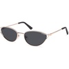 Gold Frame Grey Lens