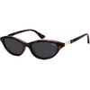 image:imageSOJOS Trendy Oval Sunglasses for Women MenFashion Petite Cat Eye Shades Thin Light Weight Rim UV400 Protected SJ2689Demi