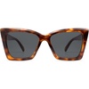 image:imageSOJOS Trendy Oversized Cateye Sunglasses Womens UV400 Designer Shades Lentes De Sol Para Mujer SJ2347Brown TortoiseGrey