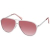 image:imageSOJOS Trendy Polarized Aviator Sunglasses for Women MenRetro Aviators Shades Vintage Style Metal Frame SJ1289Silverpink