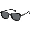 image:imageSOJOS Trendy Polarized Square Sunglasses for Women MenFashion Rectangle Shades Wavy Pattern Frame UV400 Protected SJ2698Black