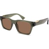 image:imageSOJOS Trendy Polarized Square Sunglasses for Women MenUV400 Retro Square 70s 80s 90s Shades SJ2622Green