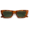 Orange Tortoise/Green