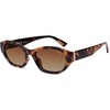 image:imageSOJOS Trendy Rectangle Polarized Sunglasses For Women Men Retro Sun Glasses Narrow Square 90s SJ2673Tortoise Brown Grading Lens