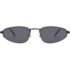 image:imageSOJOS Trendy Small Oval Polarized Sunglasses for Women Men Chic Y2K Fun Sunnies SJ1251BlackGrey