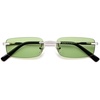 Silver / Green Lens