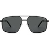 image:imageSOJOS Trendy Square Polarized Aviator Sunglasses for Women Men 80s 90s Retro Vintage Aviators SJ1283BlackGrey