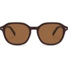 image:imageSOJOS Trendy Square Polarized Sunglasses for Women Men Retro Vintage UV Protection Womens Mens Sun Glasses SJ2624Dark BrownBrown