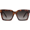 image:imageSOJOS Trendy Square Polarized Sunglasses for Womens MensRetro Plastic Frame Shades Designer Inspired Sun Glasses SJ2306Brown