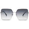 image:imageSOJOS Trendy Square Sunglasses Womens Big Oversized Designer Style UV Protection Sunnies Shades Lunettes de Soleil SJ1170Silver