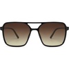 image:imageSOJOS Trendy Vintage Aviator Square Sunglasses For Womens Mens Retro 70s UV400 Women Sun Glasses SJ2327BlackBrown Grading