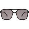 image:imageSOJOS Trendy Vintage Aviator Square Sunglasses For Womens Mens Retro 70s UV400 Women Sun Glasses SJ2327BlackGrey