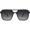 image:imageSOJOS Trendy Vintage Aviator Square Sunglasses For Womens Mens Retro 70s UV400 Women Sun Glasses SJ2327BlackGrey Grading