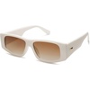 Cream White/Brown