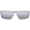 image:imageSOJOS Trendy Y2k Polarized Sunglasses for Women Men Metal Frame UV400 Designer Shades SJ1228SilverSilver