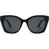 image:imageSOJOS Vintage Oversized Cateye Sunglasses Womens UV400 Large Designer Shades Lentes De Sol Para Mujer SJ2634BlackGrey
