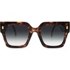 image:imageSOJOS Vintage Oversized Square Sunglasses for WomenRetro Womens Luxury Big Large Sun Glasses UV400 SJ2194Leopard FrameGrey Grading Lens