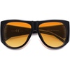 image:imageSOJOS Vintage Retro Oversized Big Aviator Polarized Sunglasses Womens Men SJ2615Black Frame Yellow Grading Lens
