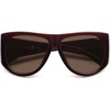 image:imageSOJOS Vintage Retro Oversized Big Aviator Polarized Sunglasses Womens Men SJ2615Brown Frame Brown Lens