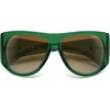 Green Frame Brown Grading Lens