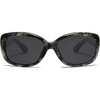 image:imageSOJOS Vintage Square Sunglasses for Women Polarized UV Protection Havana Frame SJ2111Black TortoiseGrey