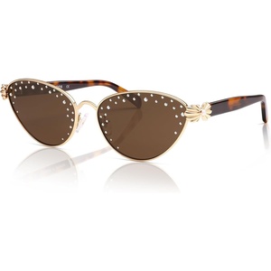 image:imageSOJOS Acetate Cat Eye LimitedEdition Sunglasses Women Rhinestones amp Pearls Vintage Designer Sun Glasses DarlingGoldBrown