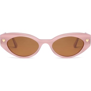 image:imageSOJOS Acetate Polarized Cat Eye Sunglasses for Women Lightweight Retro Vintage Sun Glasses UV400 Protection Chic EnchantedPinkBrown