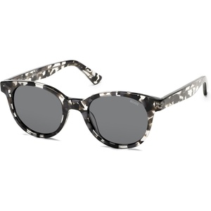 image:imageSOJOS Acetate Polarized Retro Round Sunglasses for Men Women Classic UV400 Protection Sun Glasses OasisTransparent BlackGrey